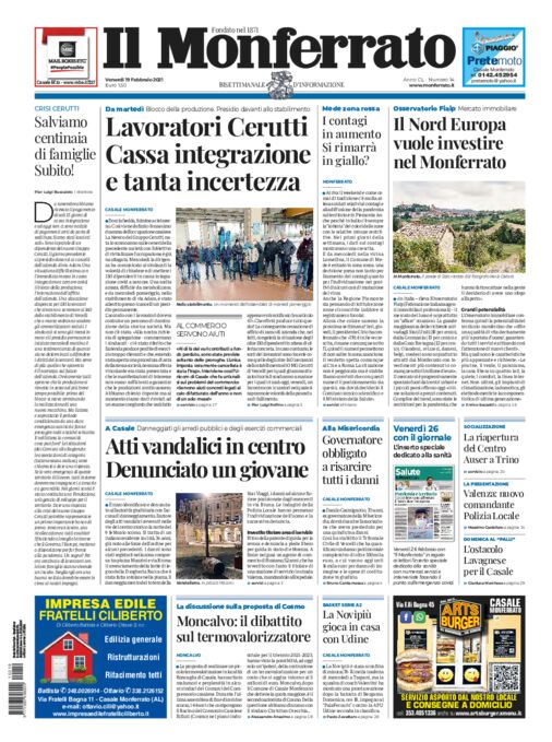 Il Monferrato - Edizione 14 del 19/02/2021